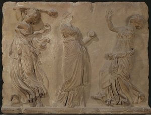 Drie Bacchanten door Greek